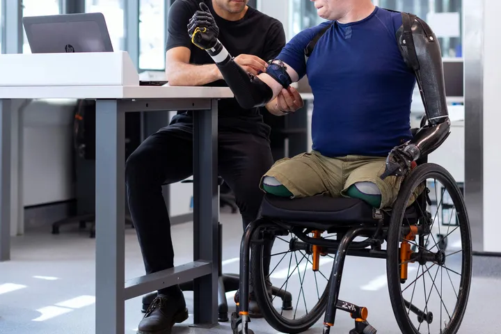 Krankengymnastik-Behandlung in der Physiotherapie